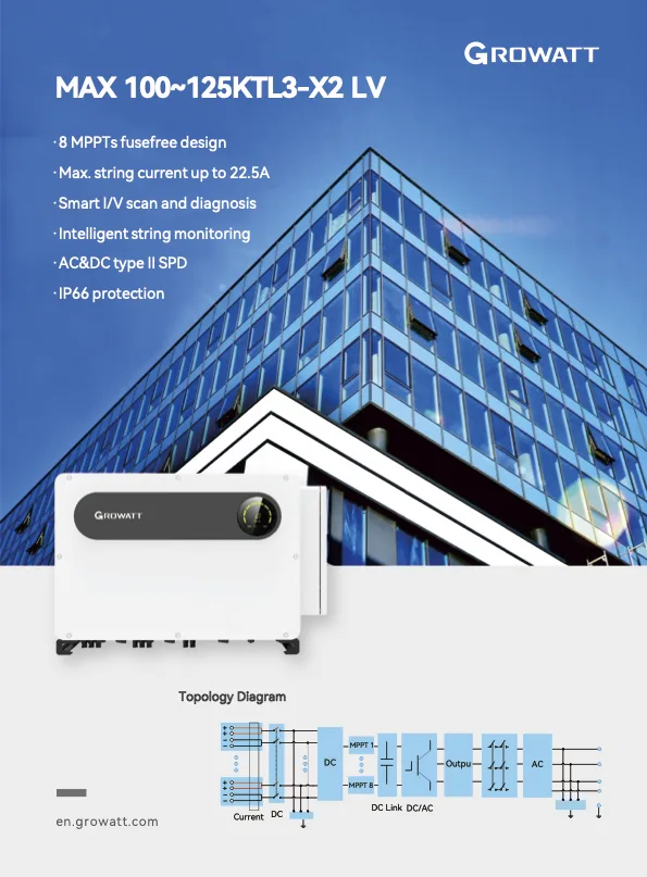 Growatt MAX 125KTL3-X2 LV — фото 2