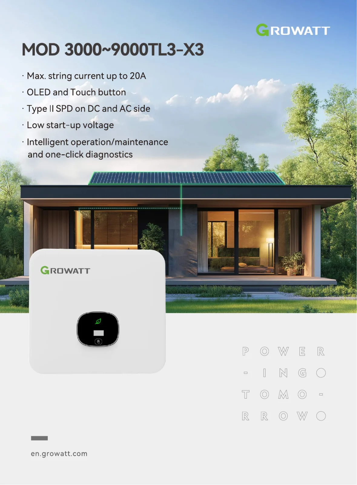 Growatt MOD 5000TL3-X (AFCI) — фото 2